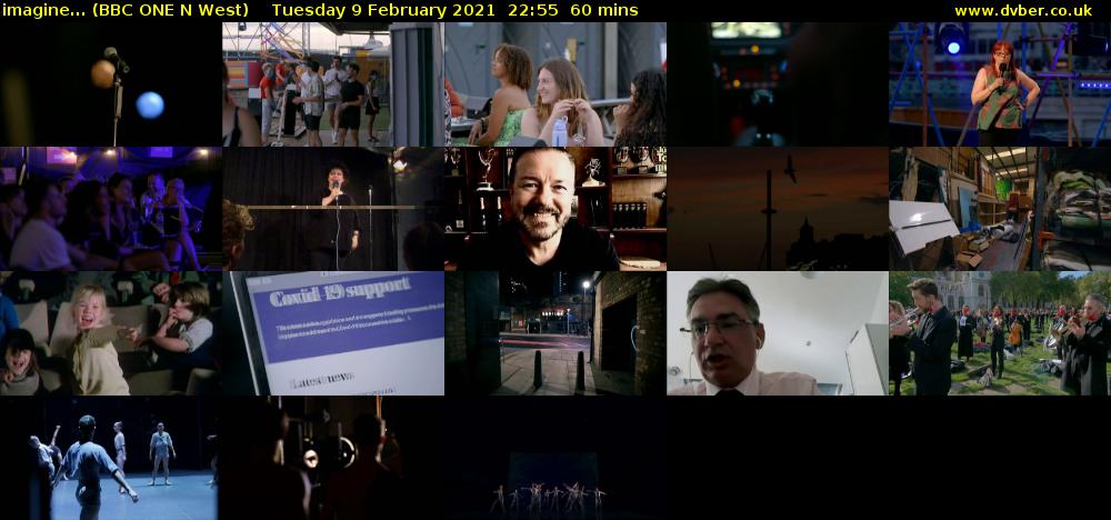 imagine... (BBC ONE N West) Tuesday 9 February 2021 22:55 - 23:55