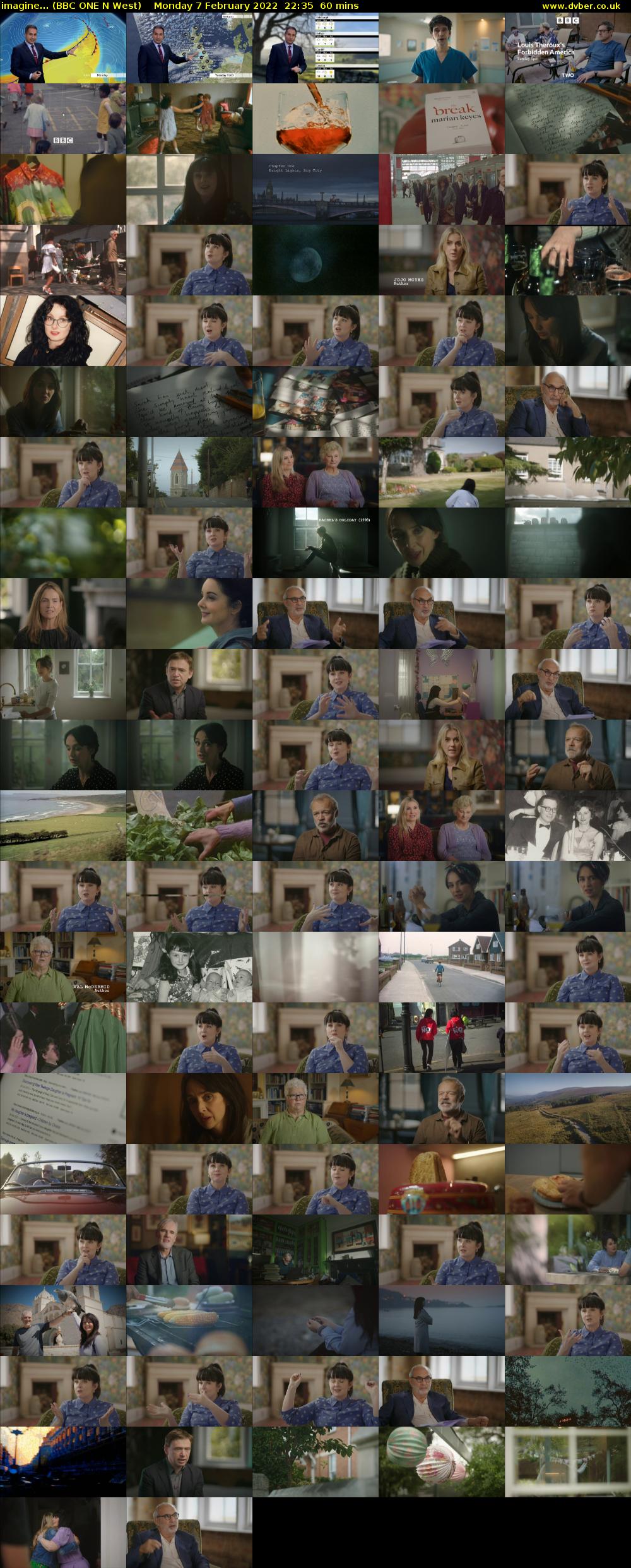 imagine... (BBC ONE N West) Monday 7 February 2022 22:35 - 23:35