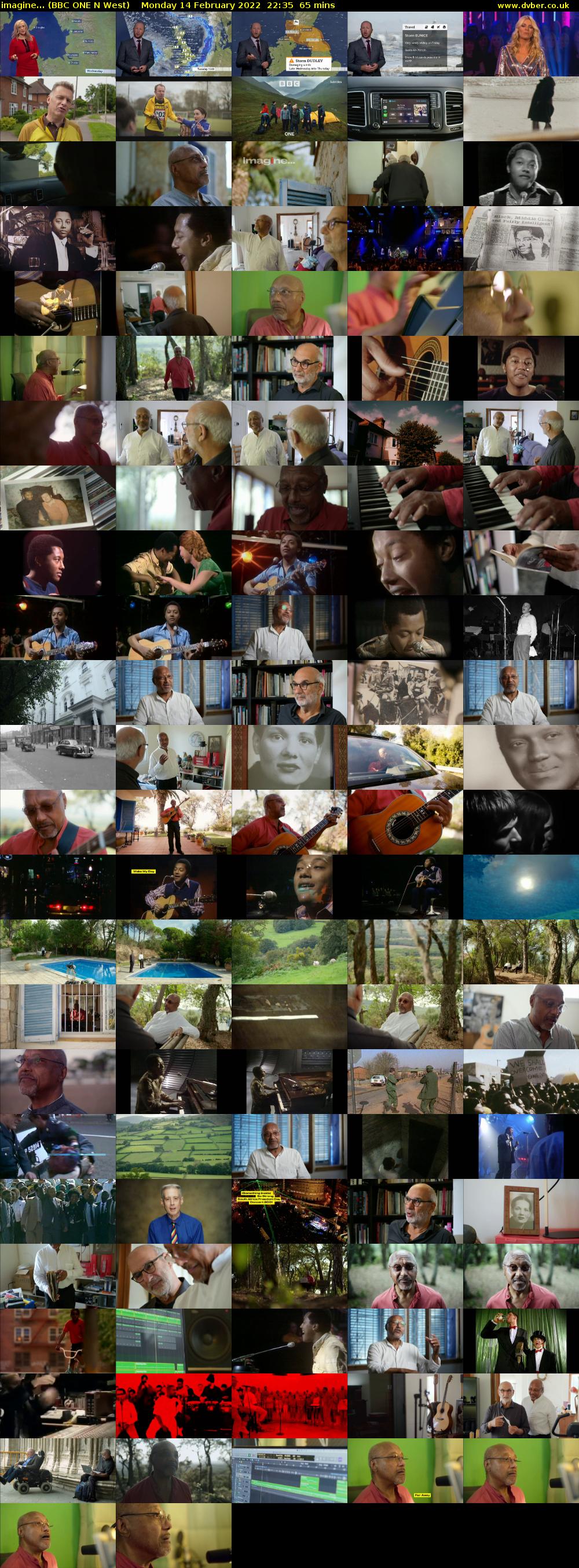 imagine... (BBC ONE N West) Monday 14 February 2022 22:35 - 23:40