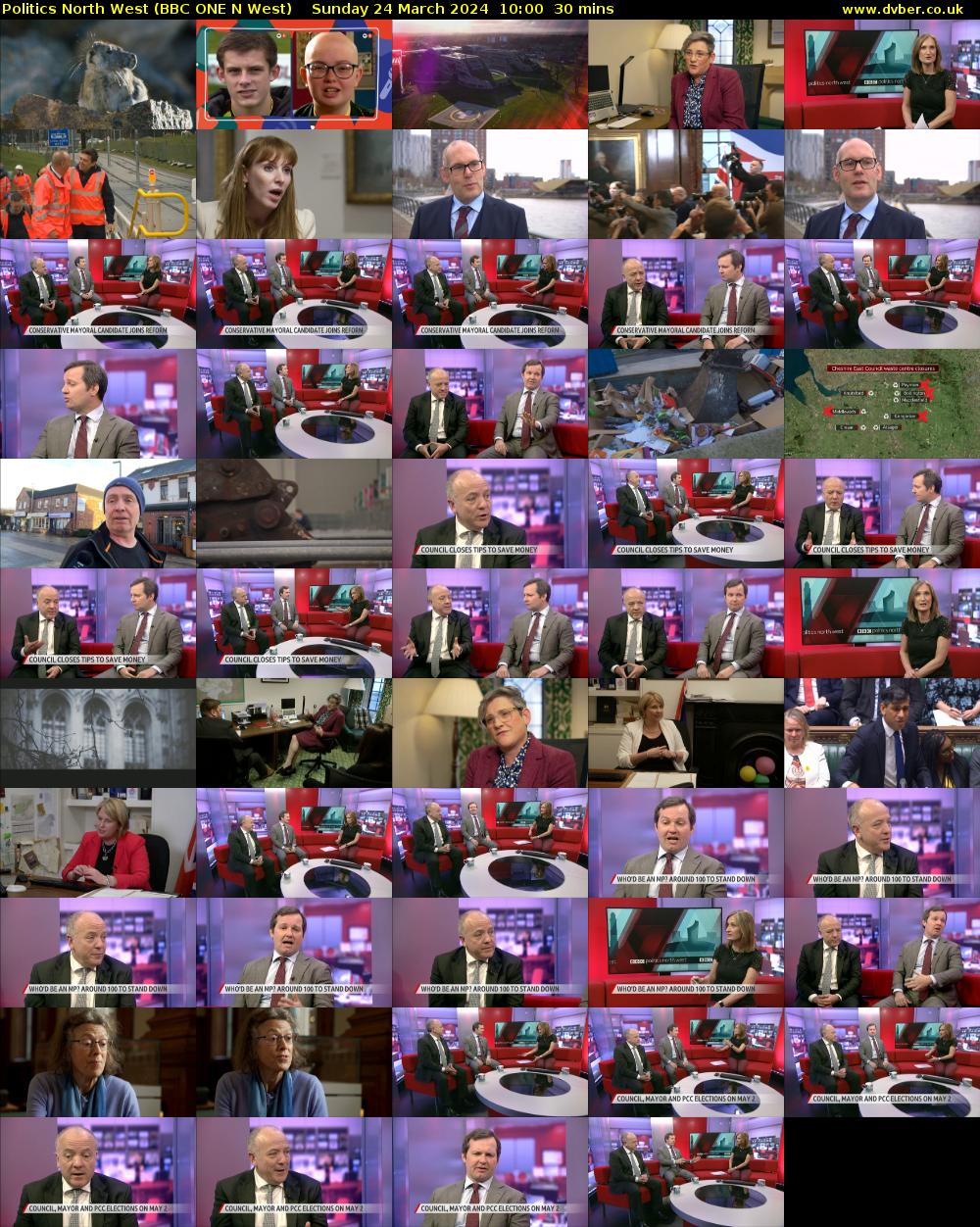 politics north west (BBC ONE N West) Sunday 24 March 2024 10:00 - 10:30