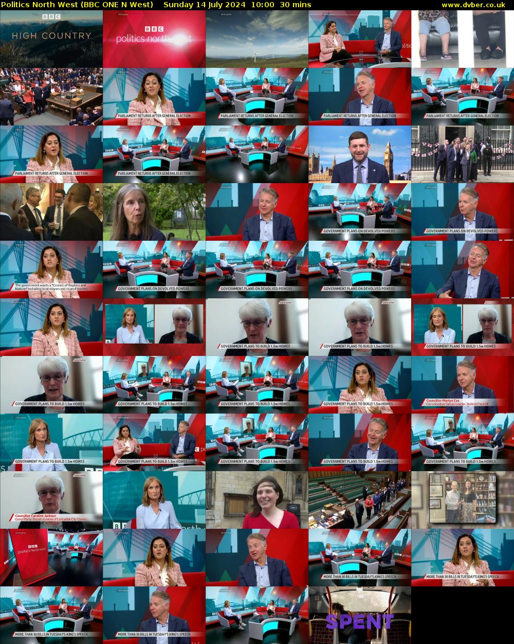 politics north west (BBC ONE N West) Sunday 14 July 2024 10:00 - 10:30