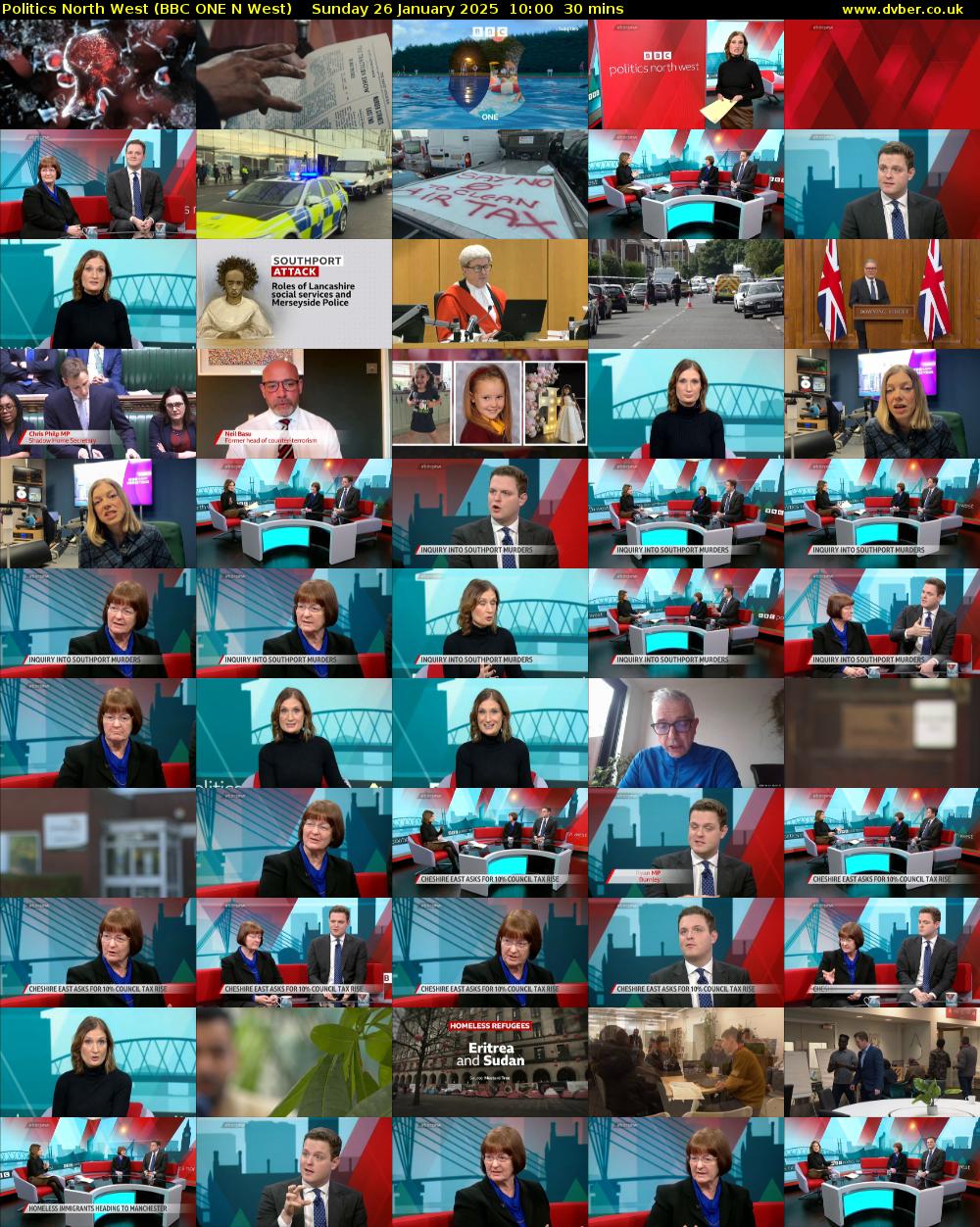 politics north west (BBC ONE N West) Sunday 26 January 2025 10:00 - 10:30