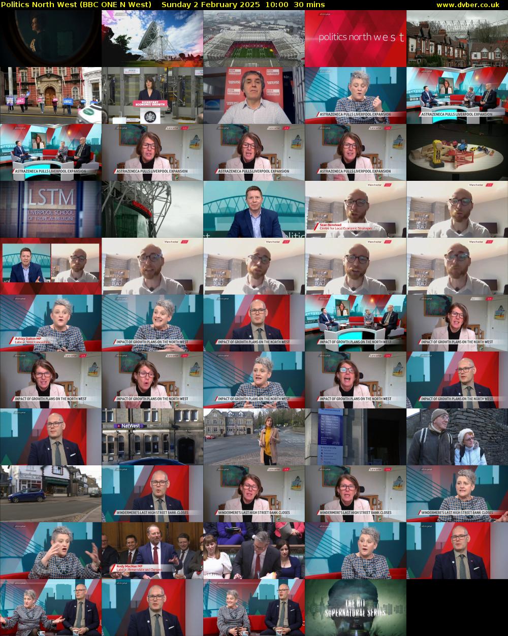 politics north west (BBC ONE N West) Sunday 2 February 2025 10:00 - 10:30