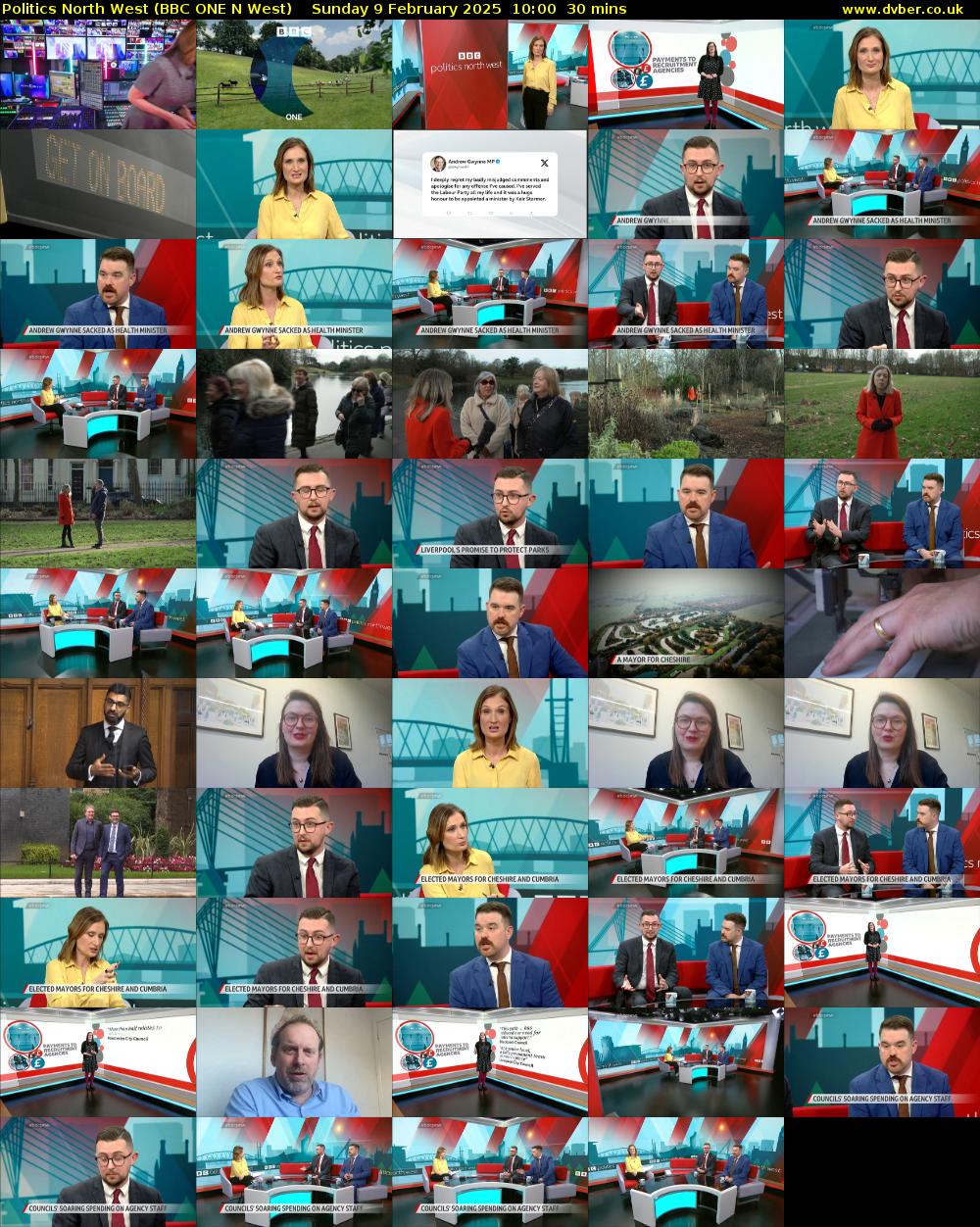 politics north west (BBC ONE N West) Sunday 9 February 2025 10:00 - 10:30