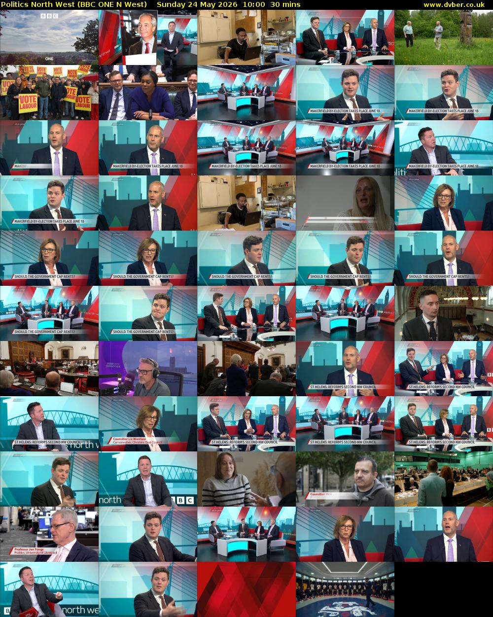 politics north west (BBC ONE N West) Sunday 24 May 2026 10:00 - 10:30