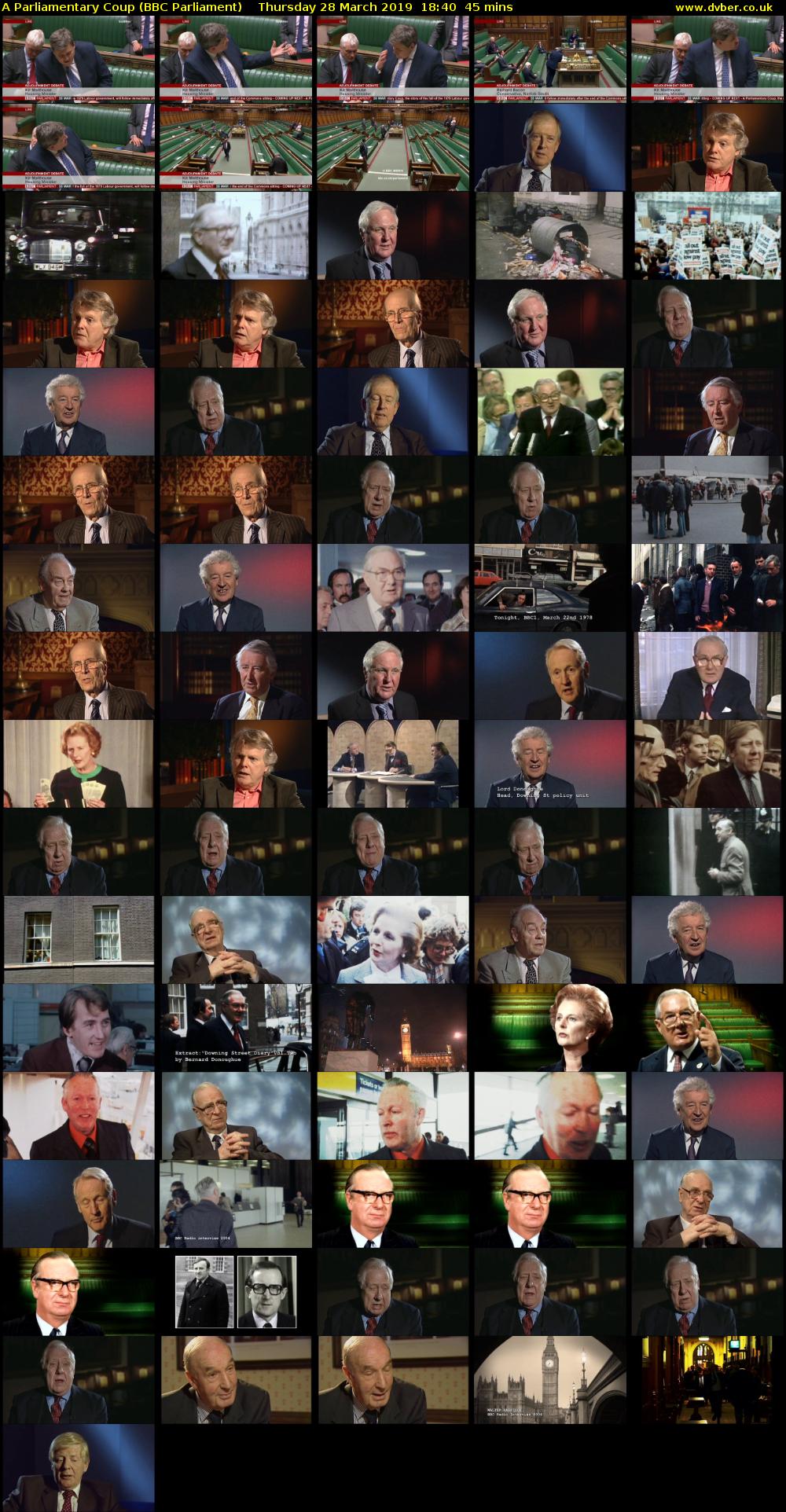 A Parliamentary Coup (BBC Parliament) Thursday 28 March 2019 18:40 - 19:25