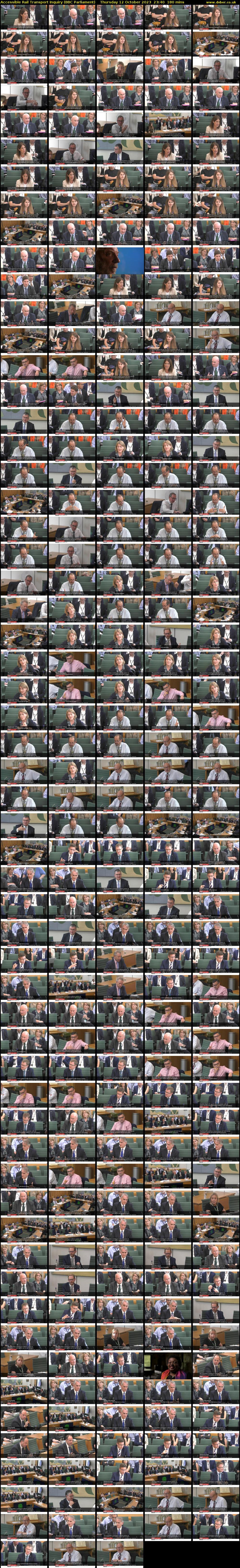 Accessible Rail Transport Inquiry (BBC Parliament) Thursday 12 October 2023 23:40 - 02:40