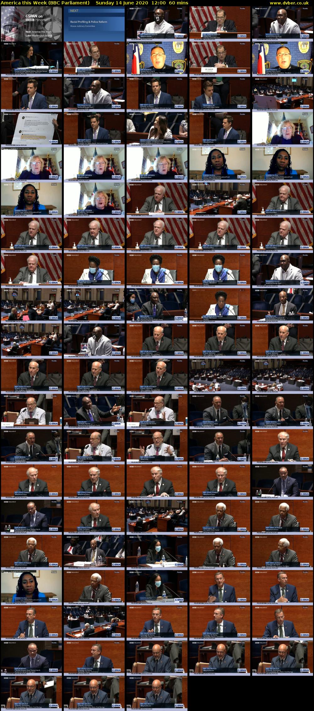 America This Week (BBC Parliament) Sunday 14 June 2020 12:00 - 13:00
