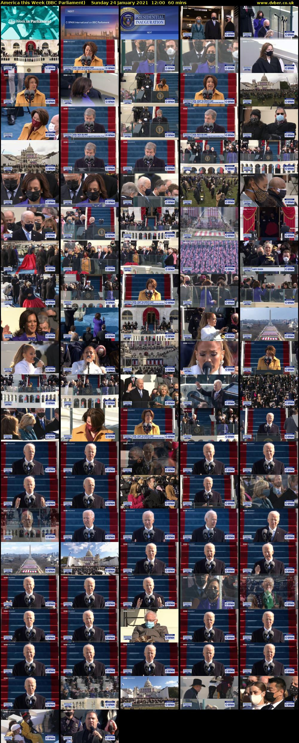 America This Week (BBC Parliament) Sunday 24 January 2021 12:00 - 13:00