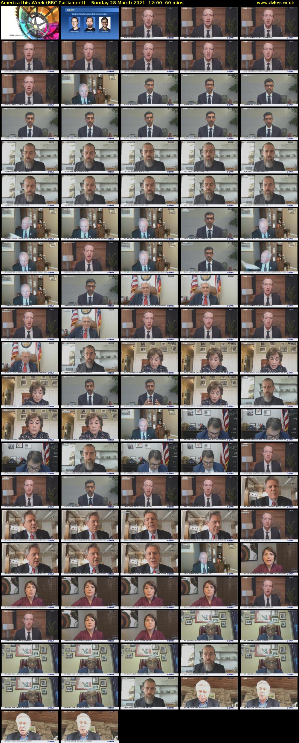 America This Week (BBC Parliament) Sunday 28 March 2021 12:00 - 13:00
