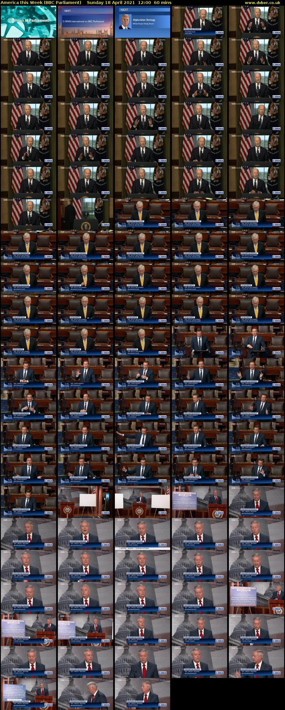 America This Week (BBC Parliament) Sunday 18 April 2021 12:00 - 13:00