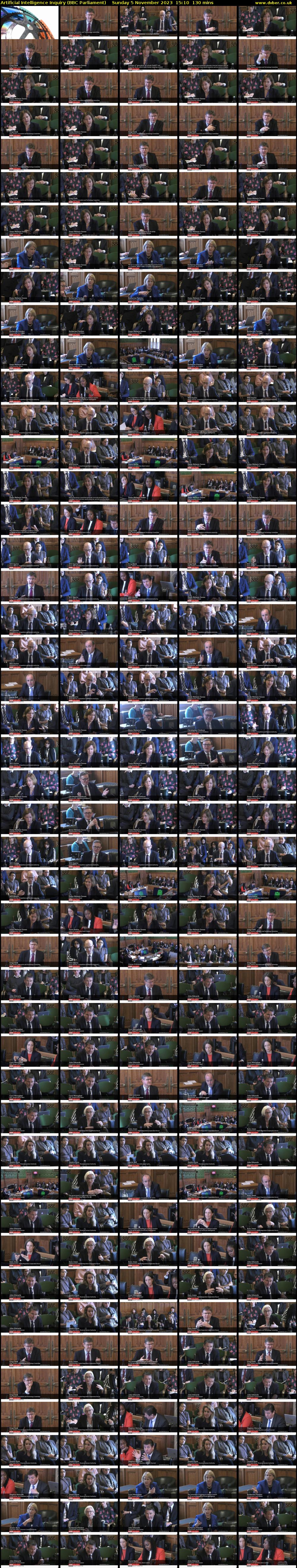 Artificial Intelligence Inquiry (BBC Parliament) Sunday 5 November 2023 15:10 - 17:20