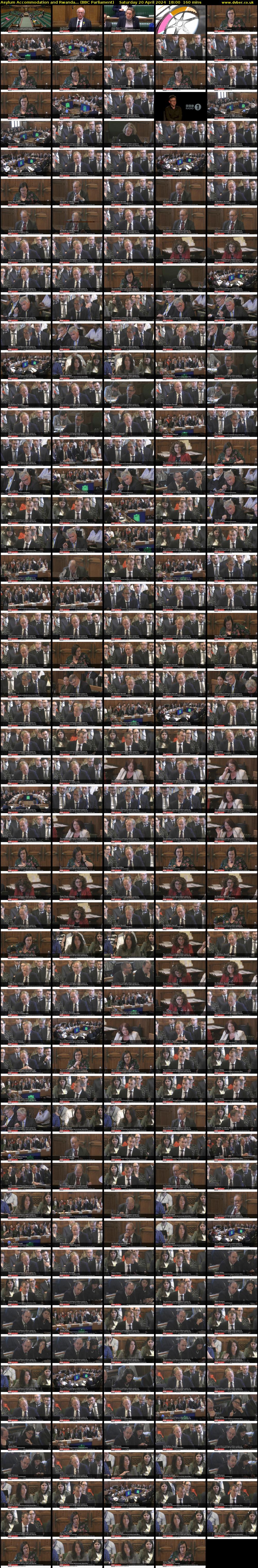 Asylum Accommodation and Rwanda... (BBC Parliament) Saturday 20 April 2024 18:00 - 20:40