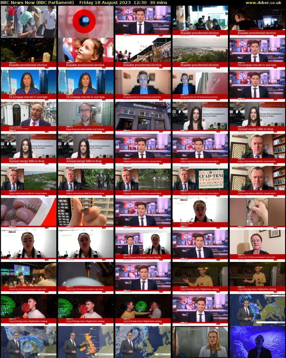 BBC News Now (BBC Parliament) Friday 18 August 2023 12:30 - 13:00