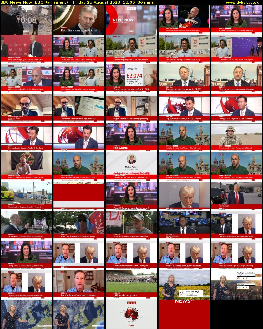 BBC News Now (BBC Parliament) Friday 25 August 2023 12:00 - 12:30