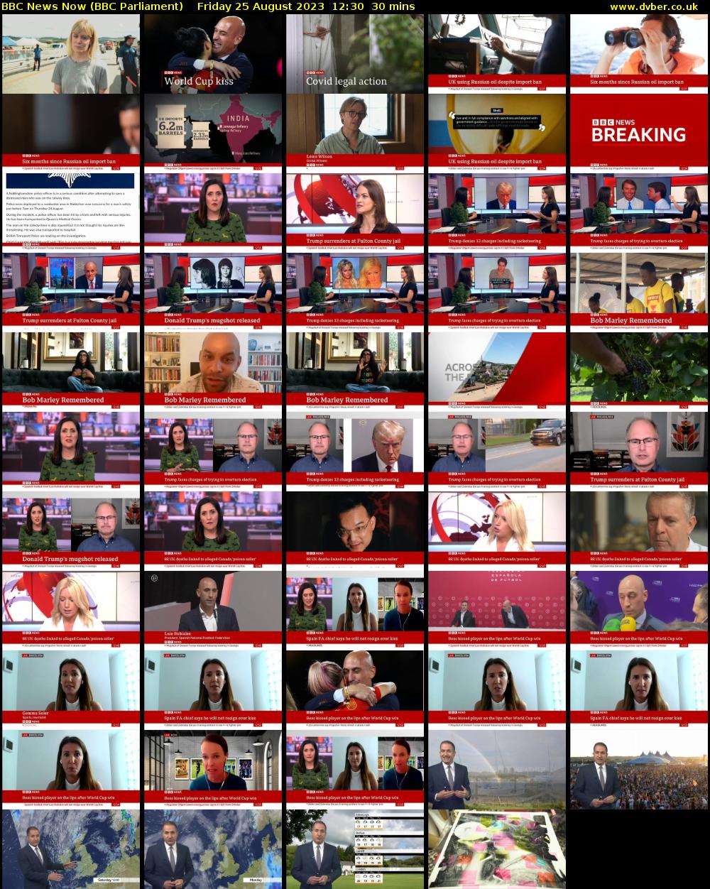 BBC News Now (BBC Parliament) Friday 25 August 2023 12:30 - 13:00
