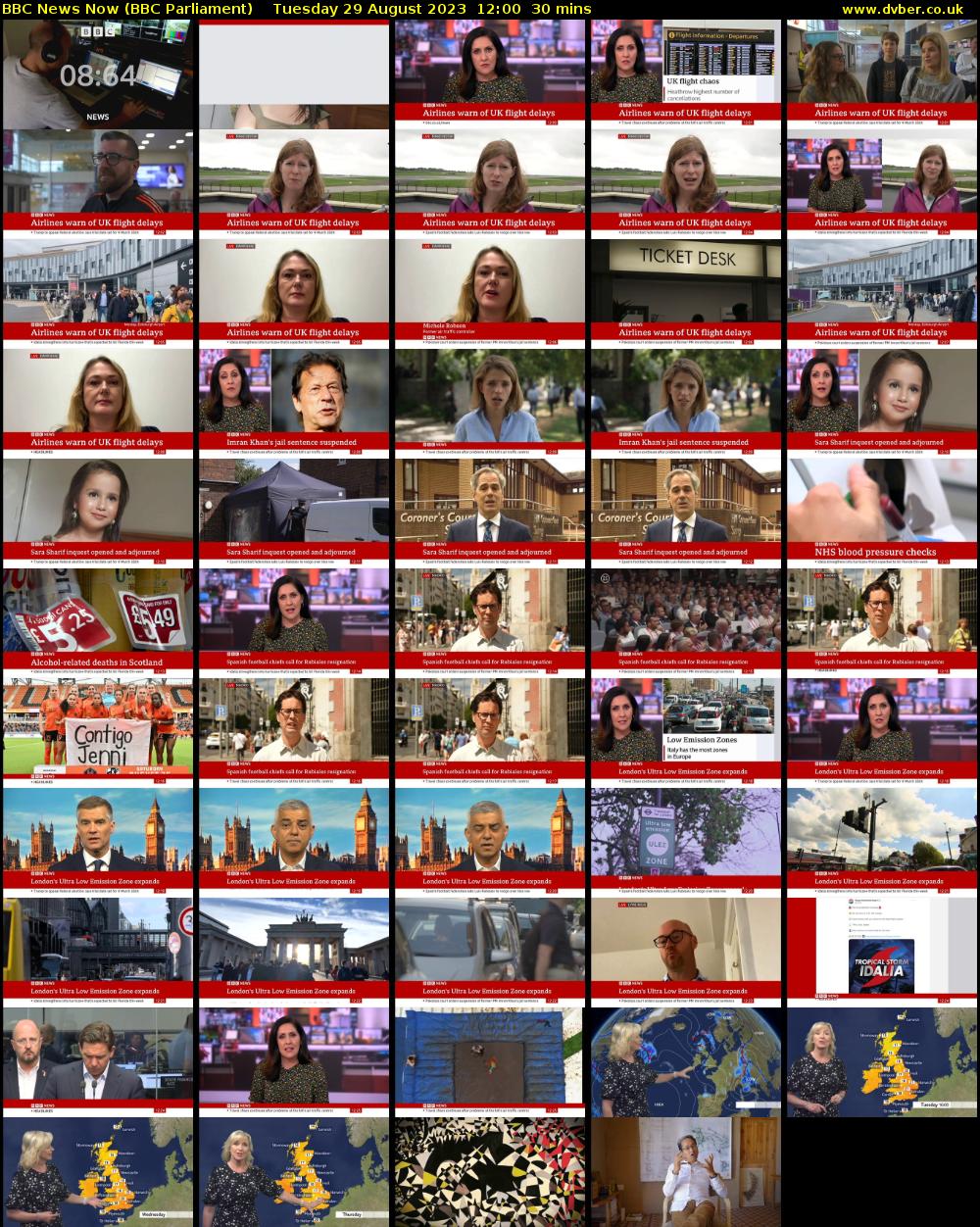 BBC News Now (BBC Parliament) Tuesday 29 August 2023 12:00 - 12:30