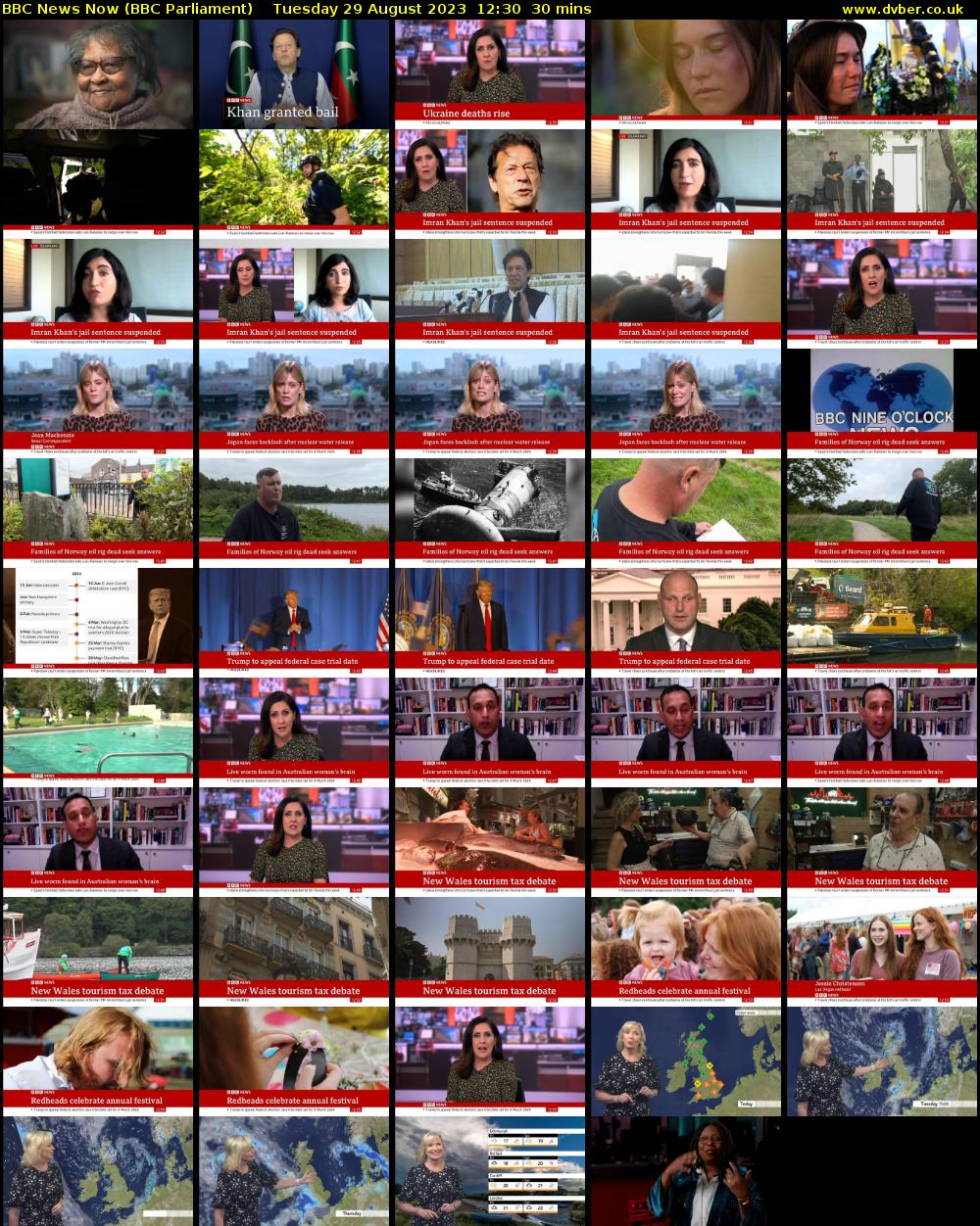 BBC News Now (BBC Parliament) Tuesday 29 August 2023 12:30 - 13:00