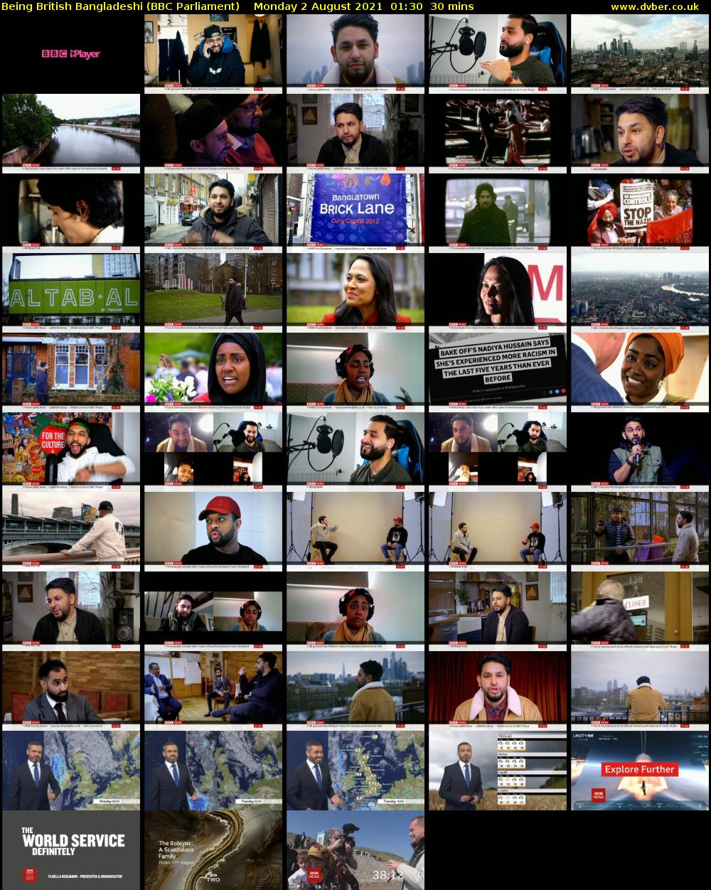 Being British Bangladeshi (BBC Parliament) Monday 2 August 2021 01:30 - 02:00