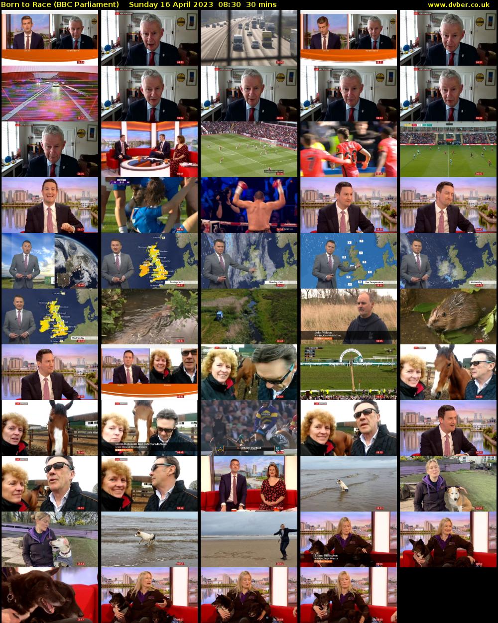 Born to Race (BBC Parliament) Sunday 16 April 2023 08:30 - 09:00