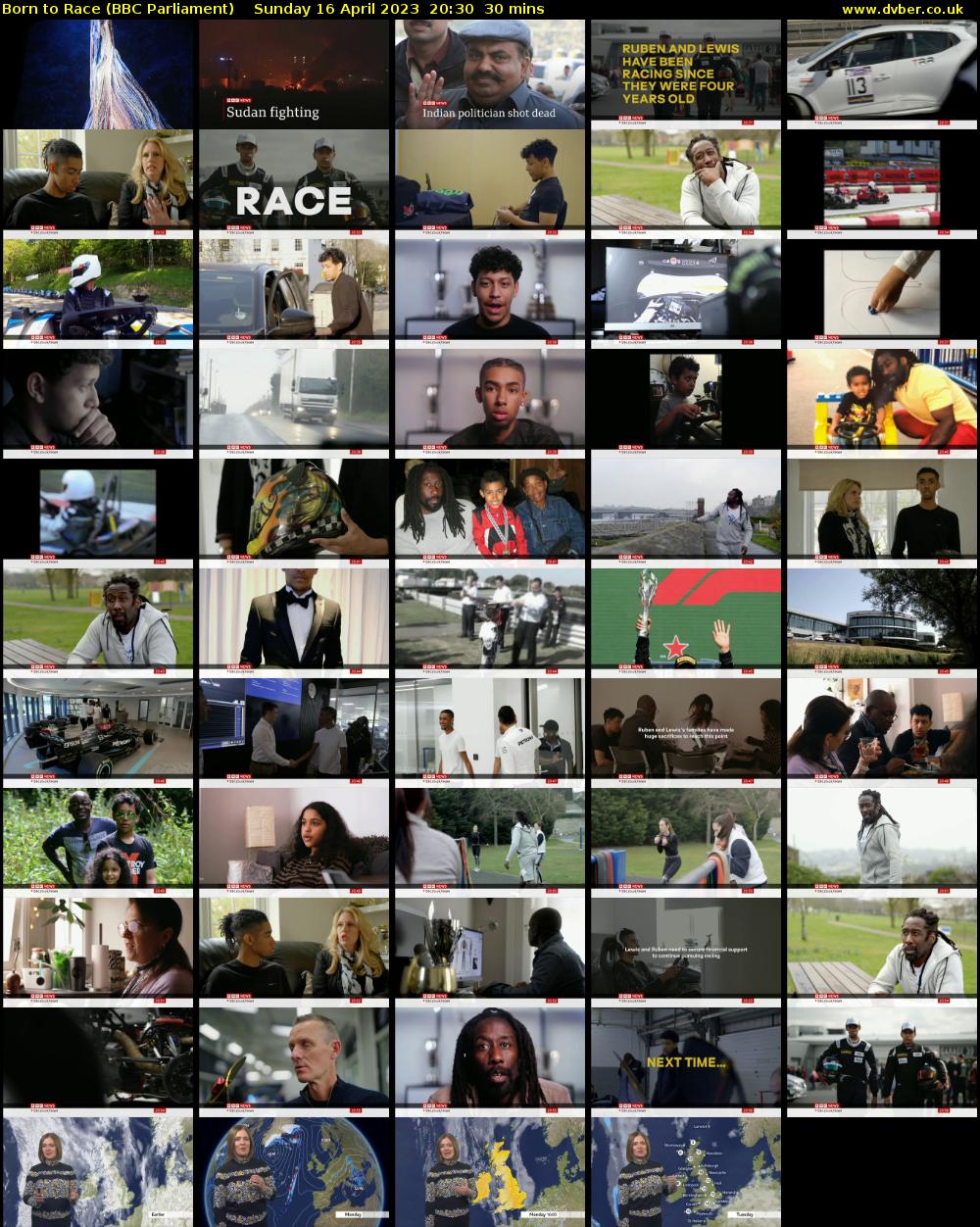 Born to Race (BBC Parliament) Sunday 16 April 2023 20:30 - 21:00