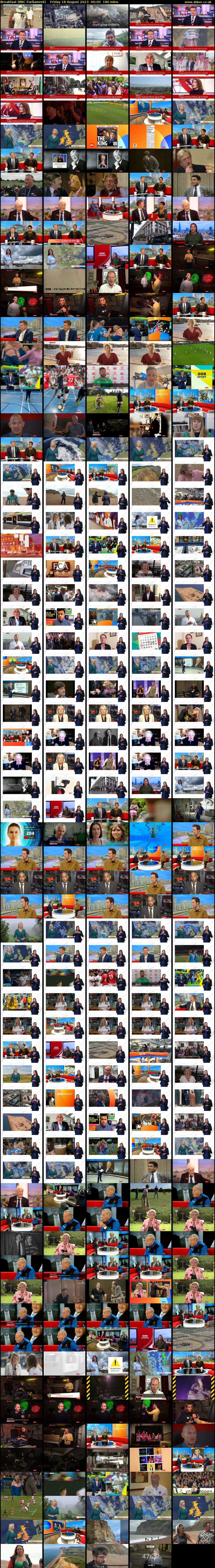 Breakfast (BBC Parliament) Friday 18 August 2023 06:00 - 09:00