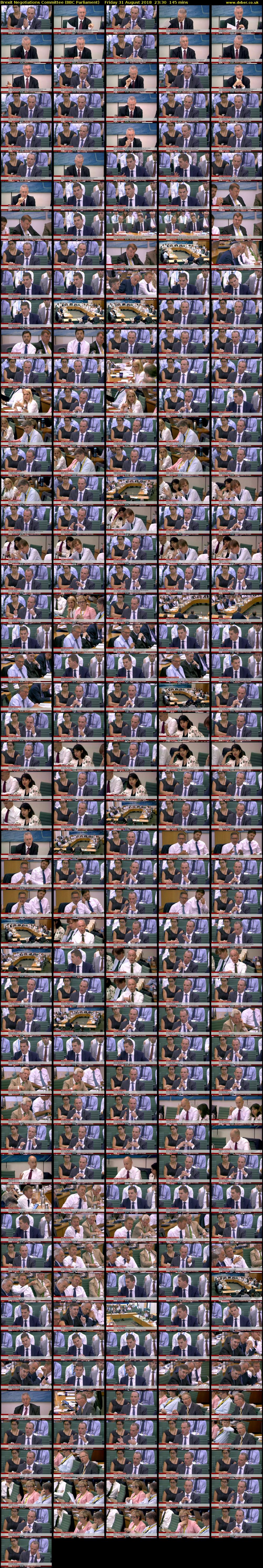 Brexit Negotiations Committee (BBC Parliament) Friday 31 August 2018 23:30 - 01:55