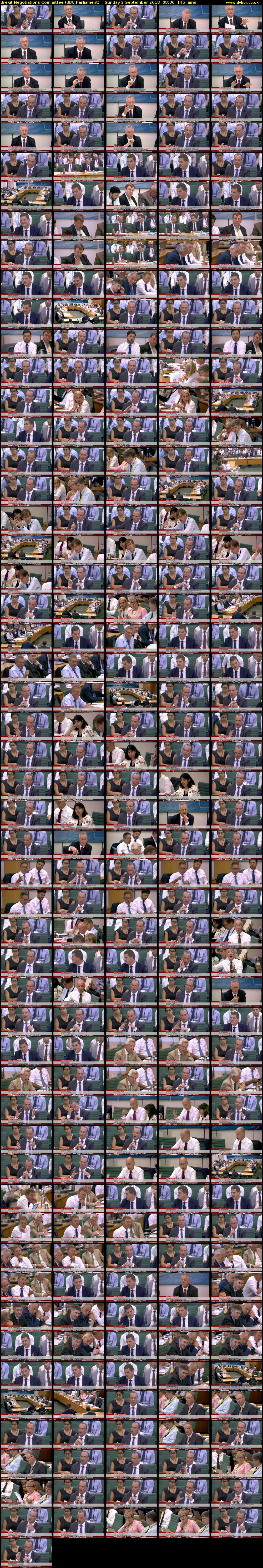 Brexit Negotiations Committee (BBC Parliament) Sunday 2 September 2018 08:30 - 10:55