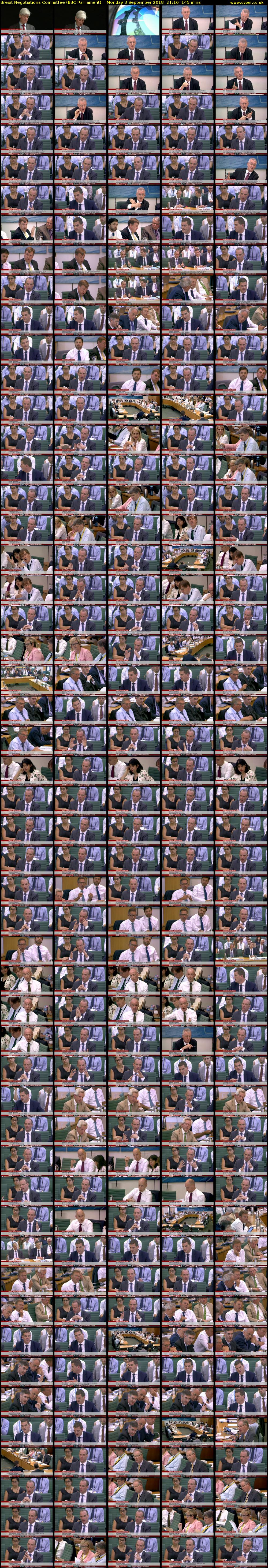 Brexit Negotiations Committee (BBC Parliament) Monday 3 September 2018 21:10 - 23:35