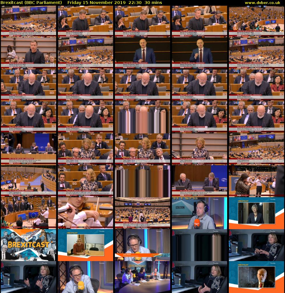 Brexitcast (BBC Parliament) Friday 15 November 2019 22:30 - 23:00
