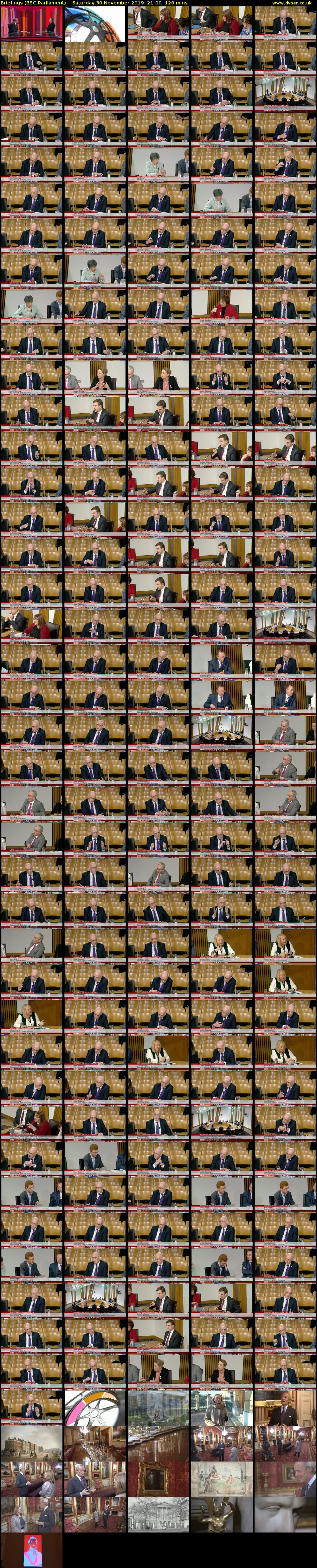 Briefings (BBC Parliament) Saturday 30 November 2019 21:00 - 23:00