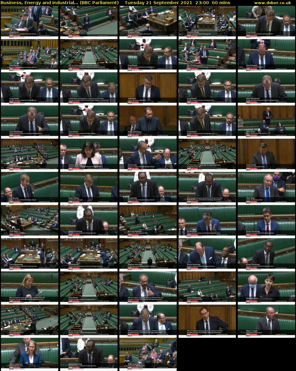 Business, Energy and Industrial... (BBC Parliament) Tuesday 21 September 2021 23:00 - 00:00