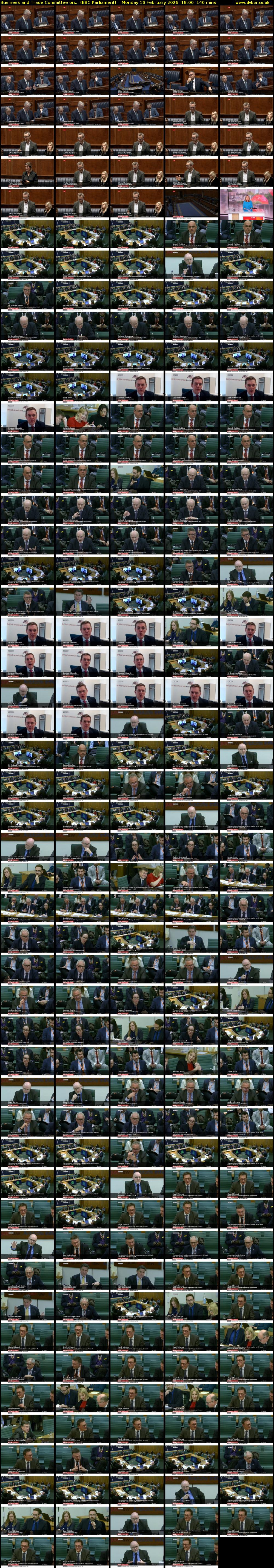 Business and Trade Committee on... (BBC Parliament) Monday 16 February 2026 18:00 - 20:20