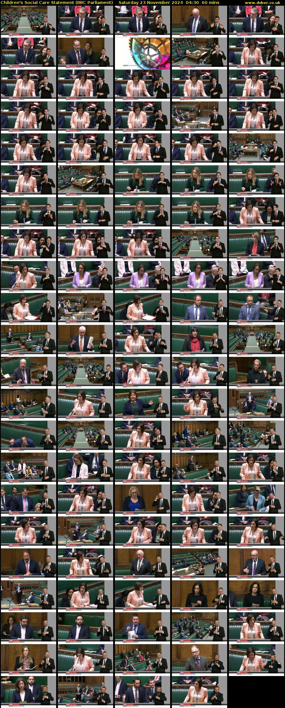 Children's Social Care Statement (BBC Parliament) Saturday 23 November 2024 04:30 - 05:30
