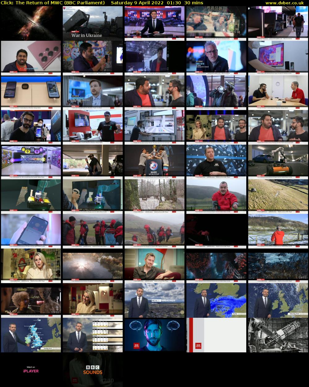 Click: The Return of MWC (BBC Parliament) Saturday 9 April 2022 01:30 - 02:00