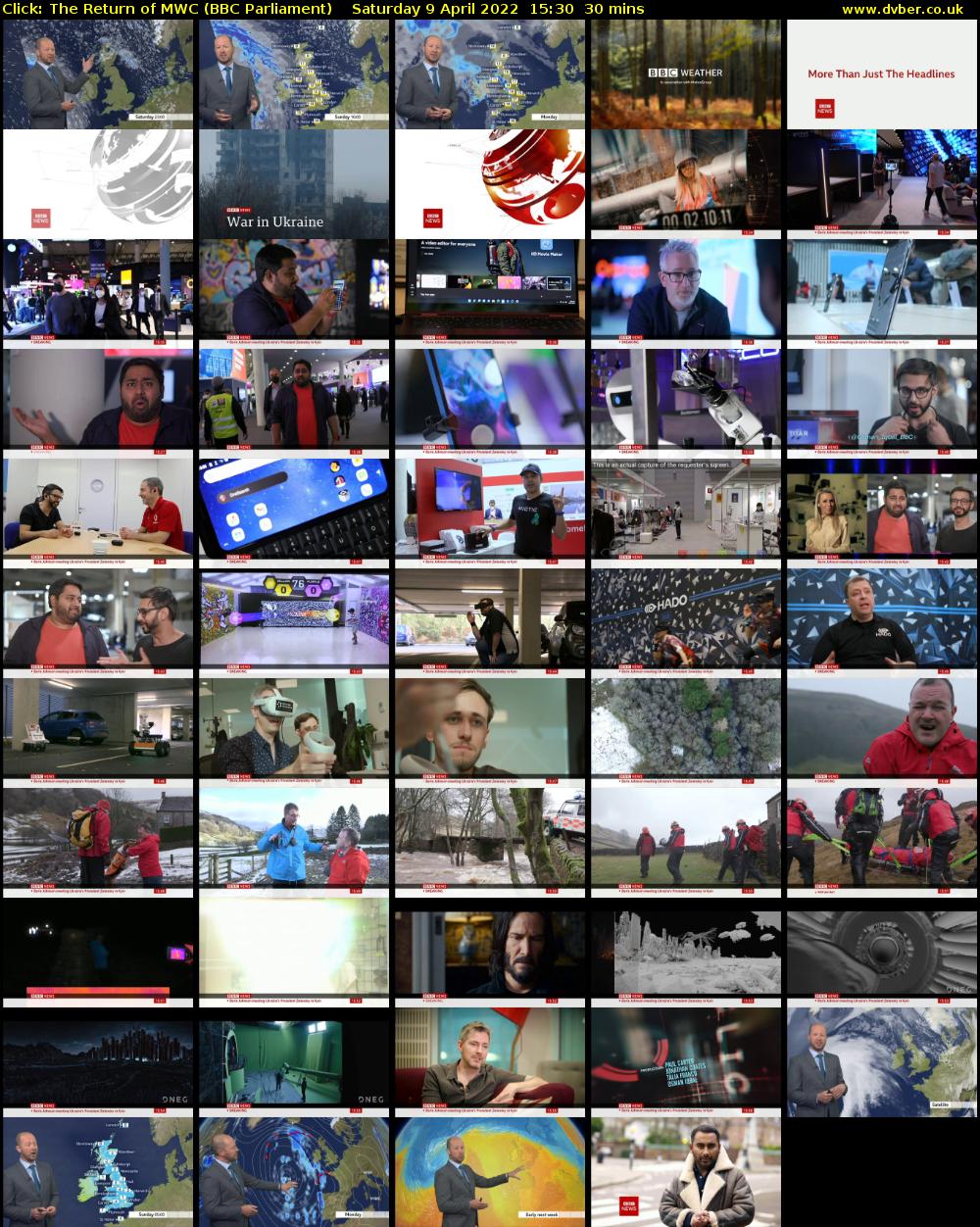 Click: The Return of MWC (BBC Parliament) Saturday 9 April 2022 15:30 - 16:00