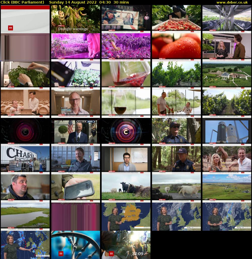 Click (BBC Parliament) Sunday 14 August 2022 04:30 - 05:00