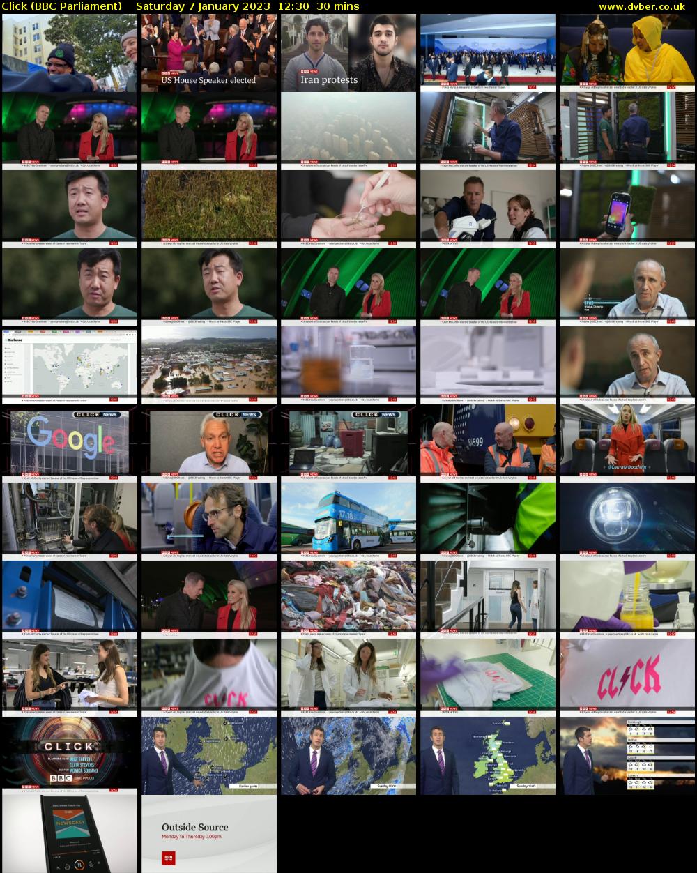 Click (BBC Parliament) Saturday 7 January 2023 12:30 - 13:00