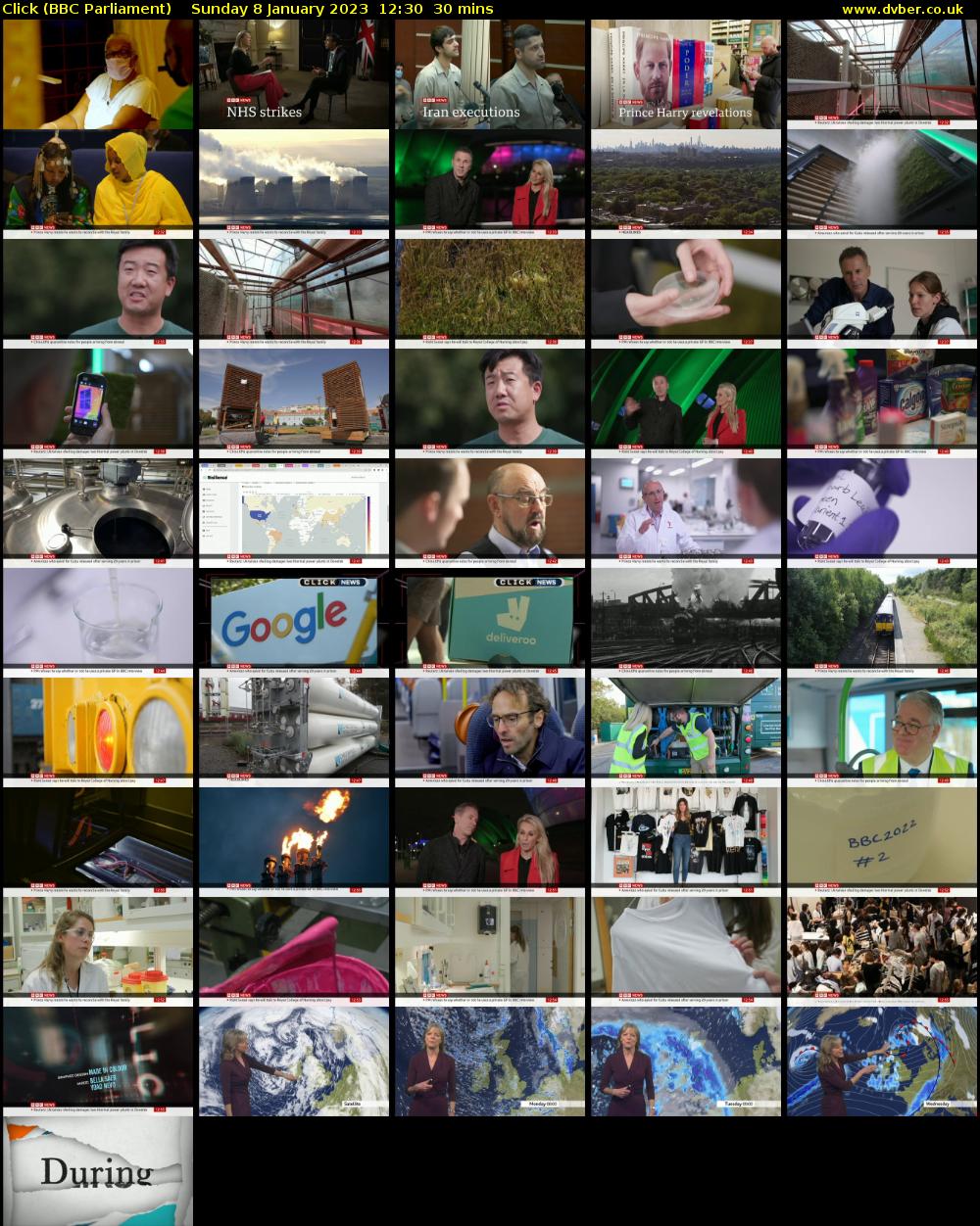 Click (BBC Parliament) Sunday 8 January 2023 12:30 - 13:00