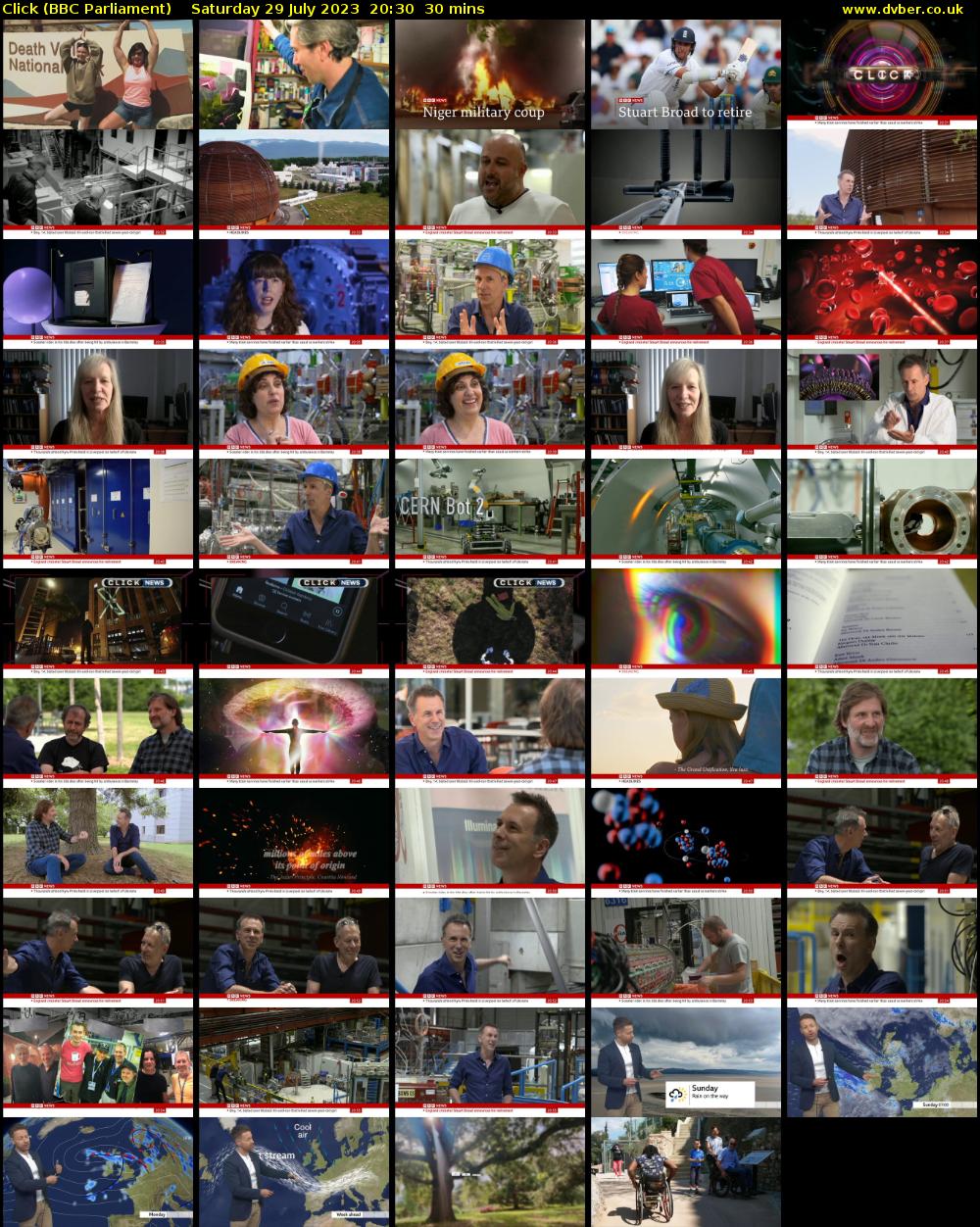 Click (BBC Parliament) Saturday 29 July 2023 20:30 - 21:00