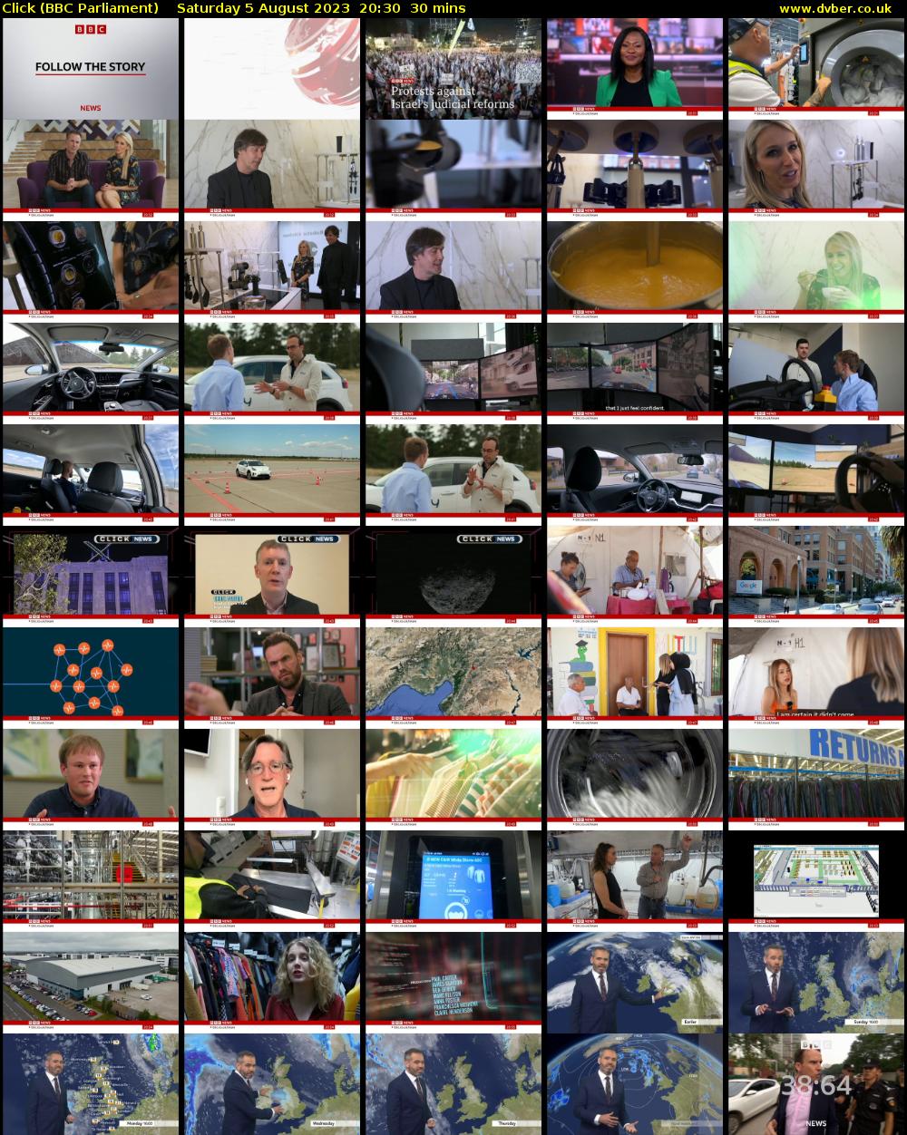 Click (BBC Parliament) Saturday 5 August 2023 20:30 - 21:00