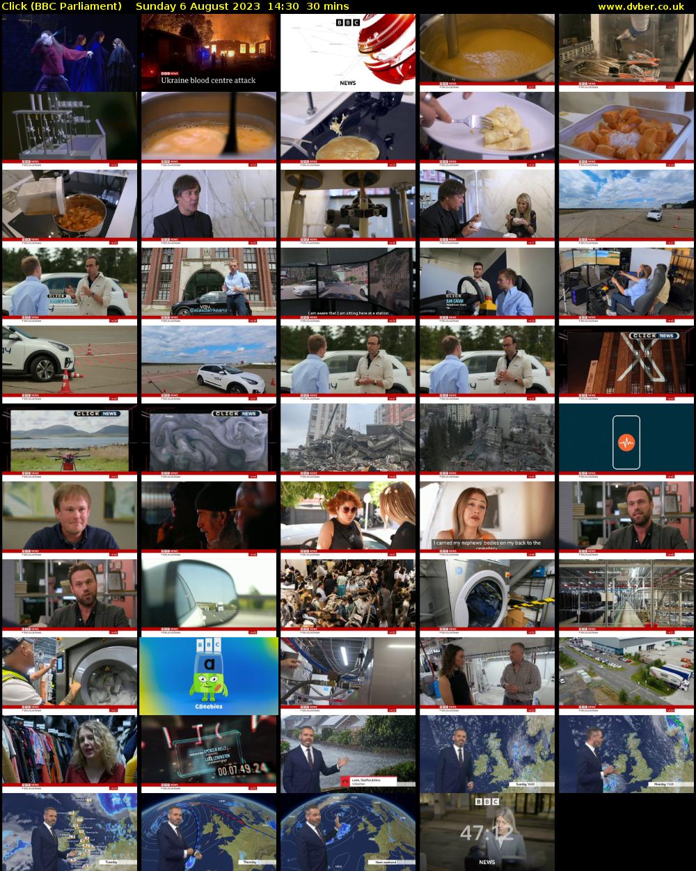 Click (BBC Parliament) Sunday 6 August 2023 14:30 - 15:00