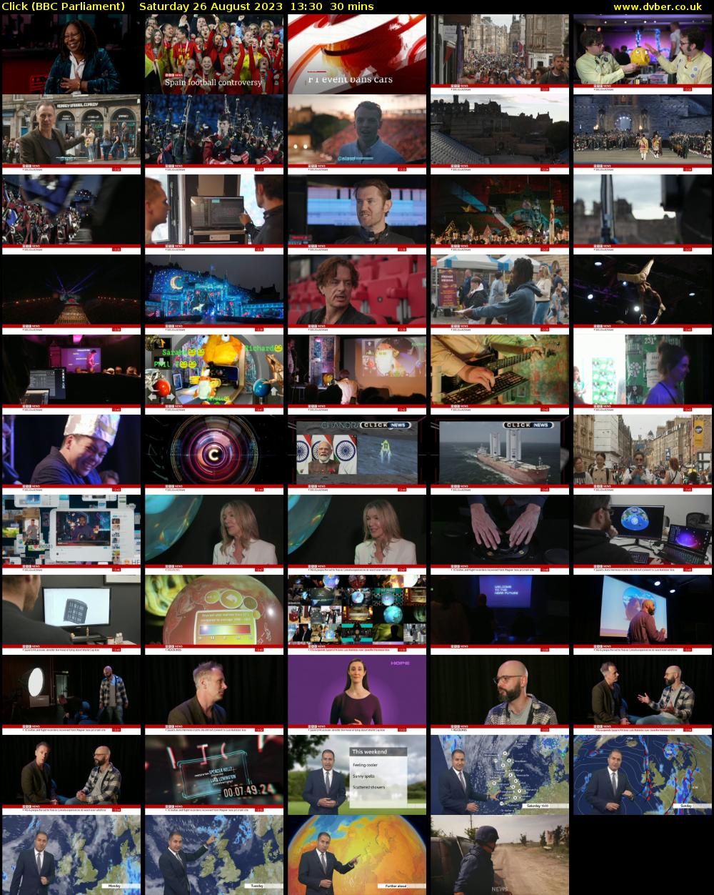 Click (BBC Parliament) Saturday 26 August 2023 13:30 - 14:00