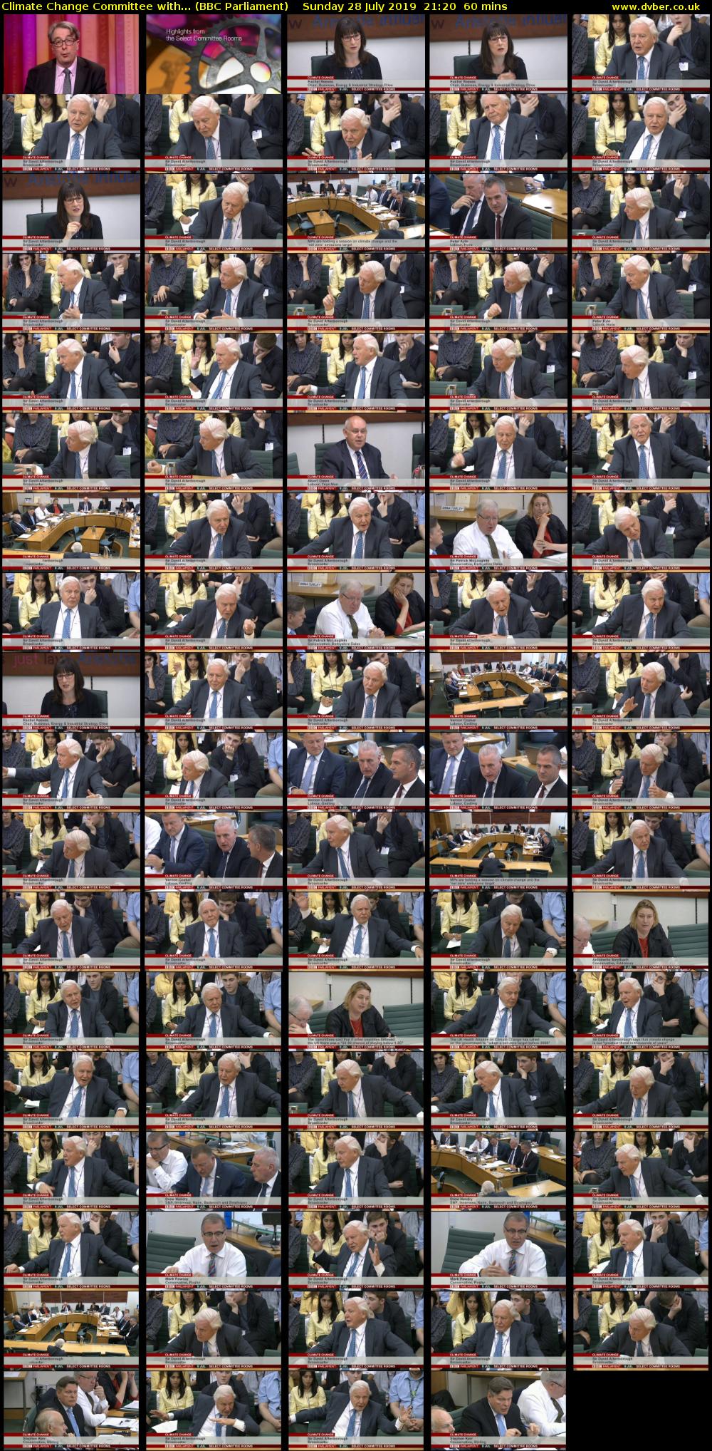 Climate Change Committee with... (BBC Parliament) Sunday 28 July 2019 21:20 - 22:20