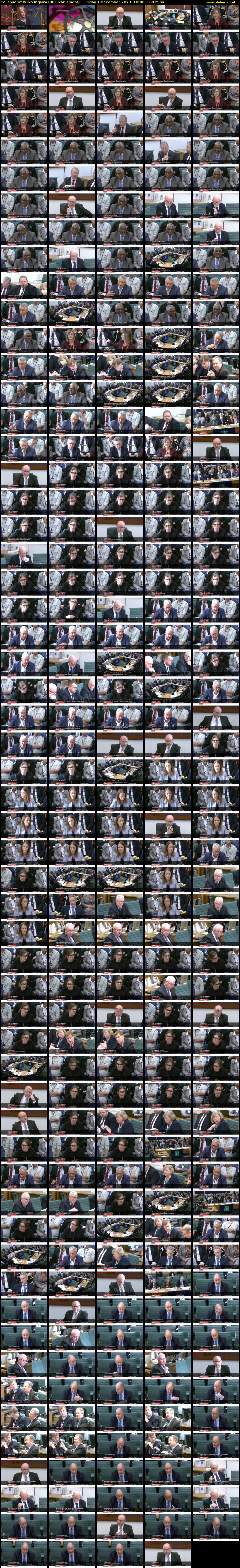 Collapse of Wilko Inquiry (BBC Parliament) Friday 1 December 2023 18:00 - 20:40