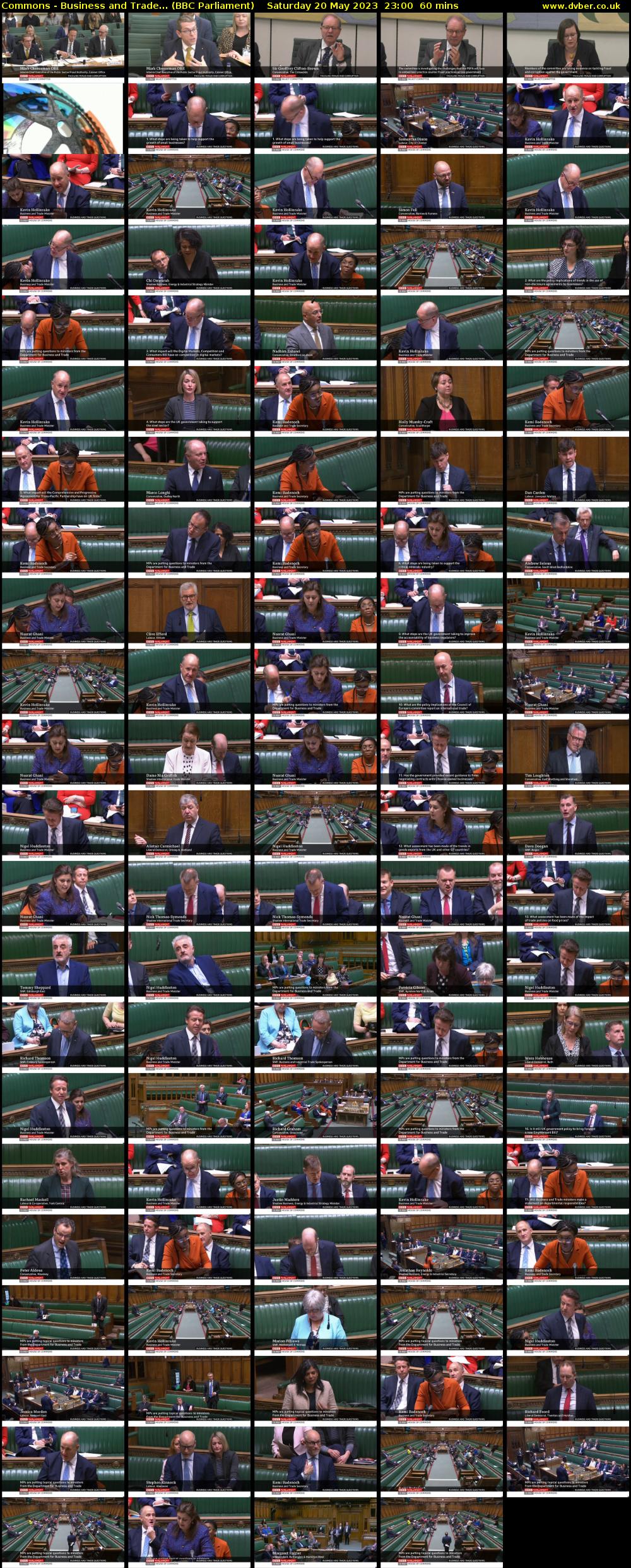 Commons - Business and Trade... (BBC Parliament) Saturday 20 May 2023 23:00 - 00:00