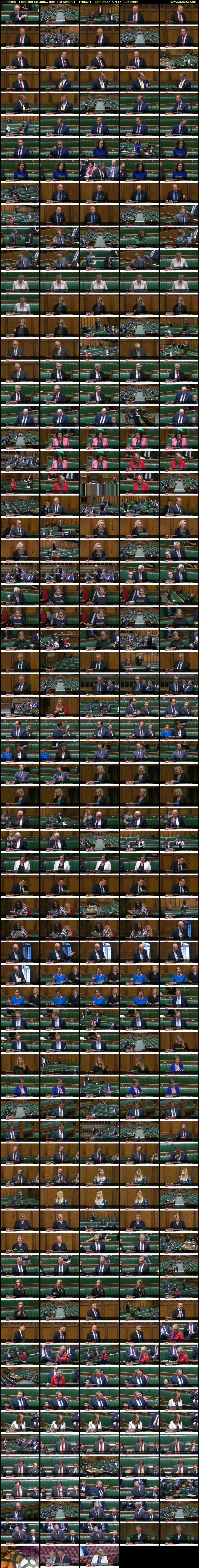 Commons - Levelling Up and... (BBC Parliament) Friday 10 June 2022 07:15 - 12:50