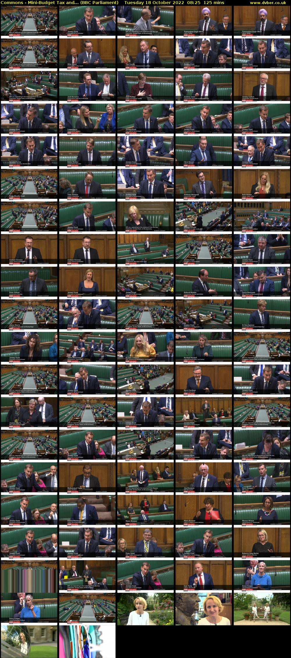 Commons - Mini-Budget Tax and... (BBC Parliament) Tuesday 18 October 2022 08:25 - 10:30
