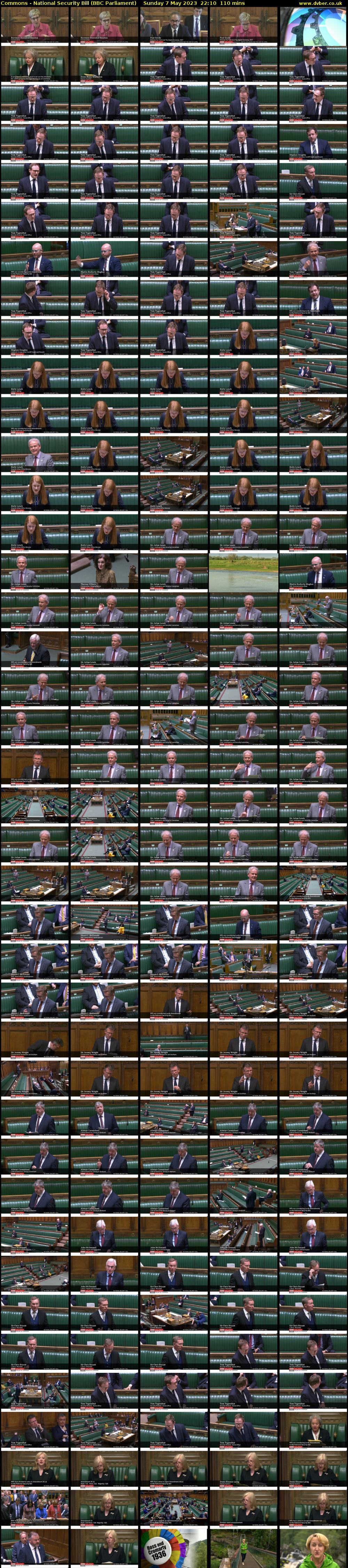 Commons - National Security Bill (BBC Parliament) Sunday 7 May 2023 22:10 - 00:00