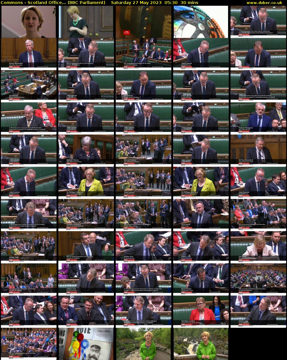 Commons - Scotland Office... (BBC Parliament) Saturday 27 May 2023 05:30 - 06:00